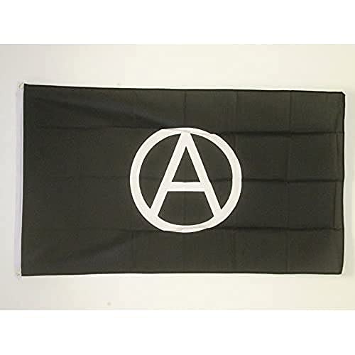 AZ FLAG Flagge Anarchie 90x60cm - ANARCHISMUS Fahne 60 x 90 cm - flaggen Top Qualität von AZ FLAG