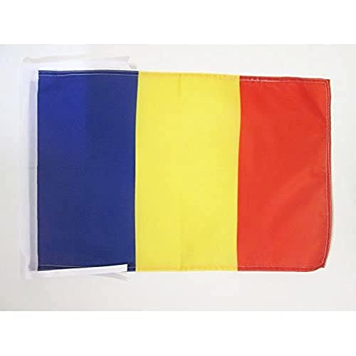 AZ FLAG Flagge Andorra Zivilist 45x30cm mit Kordel - Andorra Fahne 30 x 45 cm - flaggen Top Qualität von AZ FLAG