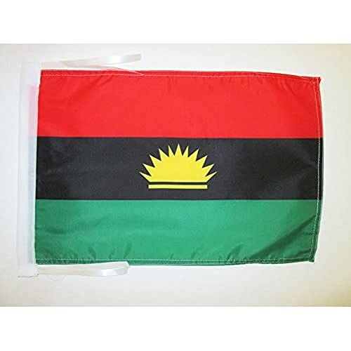 AZ FLAG Flagge BIAFRA Separatist IN Nigeria 45x30cm mit Kordel - Republik BIAFRA Fahne 30 x 45 cm - flaggen Top Qualität von AZ FLAG