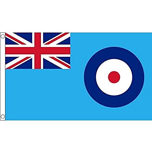 AZ FLAG - Flagge Britischer Royal Air Force - 150x90 cm - Luftstreitkräfte Des Vereinigten Königreichs Fahne 100% Polyester mit Messing-Ösen - 110g AZ FLAG - Flagge Britischer Royal Air Force - 150x90 cm - Luftstreitkräfte Des Vereinigten Königreichs Fahne 100% Polyester mit Messing-Ösen - 110g von AZ FLAG