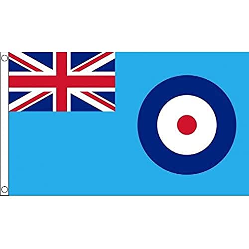 AZ FLAG - Flagge Britischer Royal Air Force - 90x60 cm - Luftstreitkräfte Des Vereinigten Königreichs Fahne 100% Polyester mit Messing-Ösen - 50g AZ FLAG - Flagge Britischer Royal Air Force - 90x60 cm - Luftstreitkräfte Des Vereinigten Königreichs Fahne 100% Polyester mit Messing-Ösen - 50g von AZ FLAG