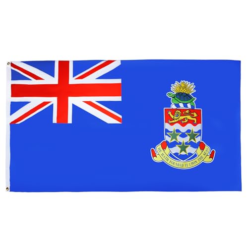 FLAGGE CAYMAN ISLANDS 150x90cm - ENGLISCHE FAHNE 90 x 150 cm - flaggen AZ FLAG Top Qualität von AZ FLAG