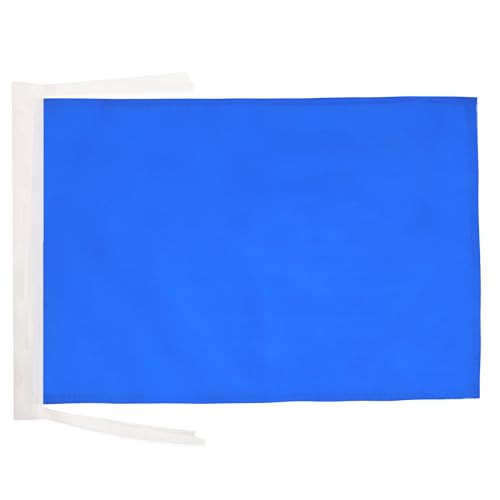 AZ FLAG - Flagge Einfarbig Blau - 45x30 cm Mit Kordel - Einfarbig Fahne 30 x 45 cm - Flaggen von AZ FLAG