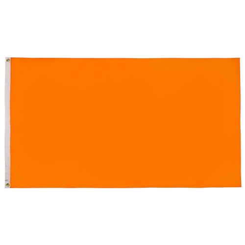 AZ FLAG Flagge EINFARBIG ORANGE 150x90cm - EINFARBIG Fahne 90 x 150 cm - flaggen Top Qualität von AZ FLAG