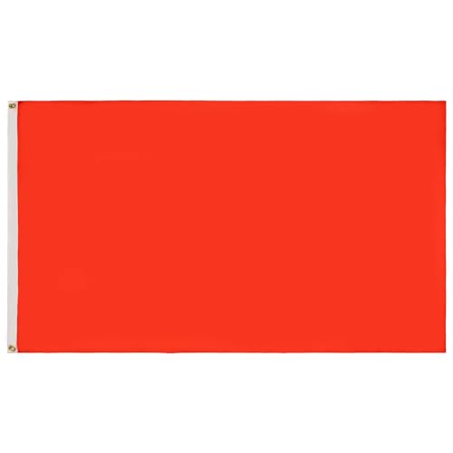 AZ FLAG - Flagge Einfarbig Rot - 90x60 cm - Einfarbig Fahne 100% Polyester mit Messing-Ösen - 50g AZ FLAG - Flagge Einfarbig Rot - 90x60 cm - Einfarbig Fahne 100% Polyester mit Messing-Ösen - 50g von AZ FLAG