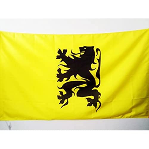 AZ FLAG Flagge FLÄMISCHE Bewegung 150x90cm - FLANDERN Fahne 90 x 150 cm Scheide für Mast - flaggen Top Qualität von AZ FLAG