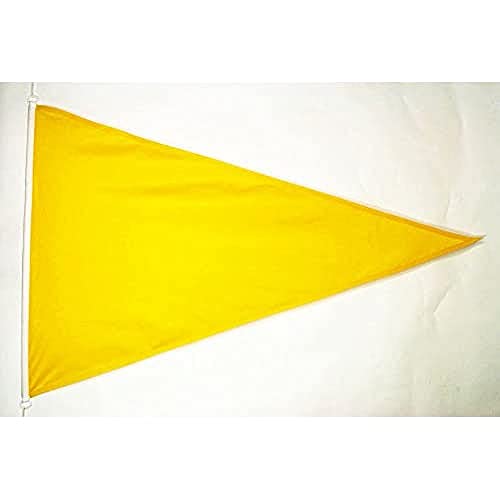 AZ FLAG Flagge GELBER Strand DREIECK 150x100cm - GELBE Fahne 100 x 150 cm Aussenverwendung - flaggen Top Qualität von AZ FLAG