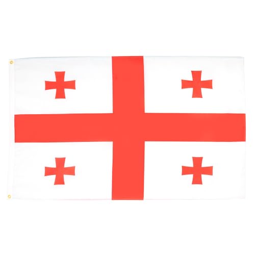 AZ FLAG Flagge GEORGIEN 150x90cm - GEORGISCHE Fahne 90 x 150 cm - flaggen Top Qualität von AZ FLAG