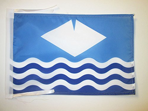 AZ FLAG Flagge GRAFSCHAFT ISLE of Wight 45x30cm mit Kordel - ISLE of Wight Fahne 30 x 45 cm - flaggen Top Qualität von AZ FLAG