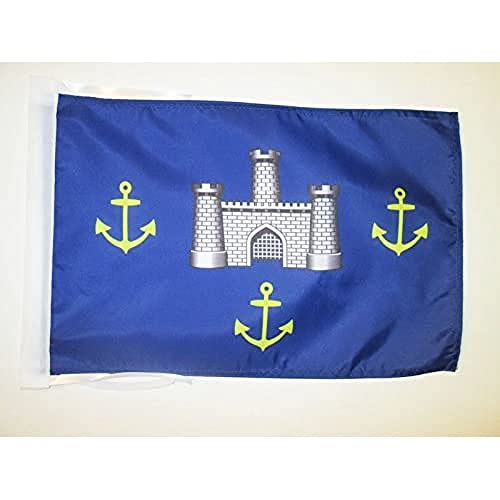 AZ FLAG Flagge GRAFSCHAFT ISLE of Wight ALT 45x30cm mit Kordel - ISLE of Wight Fahne 30 x 45 cm - flaggen Top Qualität von AZ FLAG