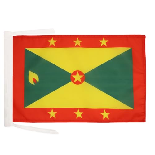 AZ FLAG - Flagge Grenada - 45x30 cm Mit Kordel - Grenada Fahne 30 x 45 cm - Flaggen AZ FLAG - Flagge Grenada - 45x30 cm Mit Kordel - Grenada Fahne 30 x 45 cm - Flaggen von AZ FLAG