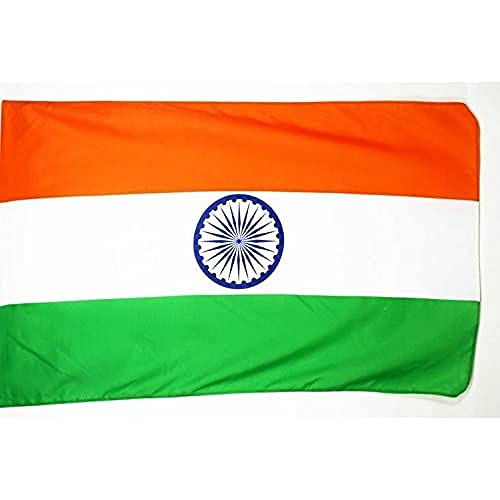 AZ FLAG Flagge Indien 250x150cm - INDISCHE Fahne 150 x 250 cm Scheide für Mast - flaggen Top Qualität von AZ FLAG