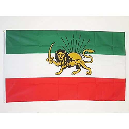 AZ FLAG Flagge Iran ALT EHEMALIGE PERSIEN 150x90cm - IRANISCHE Fahne 90 x 150 cm - flaggen Top Qualität von AZ FLAG