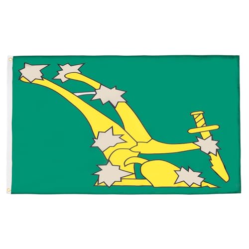AZ FLAG - Flagge Irland Starry Plough Grün - 150x90 cm - Irische Fahne 100% Polyester mit Messing-Ösen - 110g von AZ FLAG