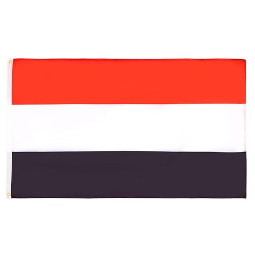 AZ FLAG - Flagge Jemen - 250x150 cm - Jemenitische Große Fahne 100% Polyester mit Messing-Ösen - 300g von AZ FLAG