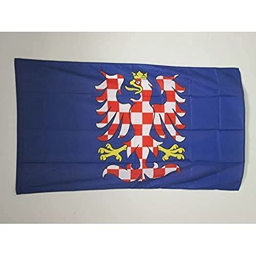 AZ FLAG Flagge MÄHREN 150x90cm - MORAWIEN Fahne 90 x 150 cm Scheide für Mast - flaggen Top Qualität von AZ FLAG