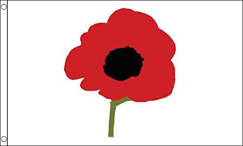 AZ FLAG - Flagge Mohn Ersten Weltkrieg - 90x60 cm - Poppy World War I Fahne 100% Polyester mit Messing-Ösen - UV-beständig - Vives Farben - 50g AZ FLAG - Flagge Mohn Ersten Weltkrieg - 90x60 cm - Poppy World War I Fahne 100% Polyester mit Messing-Ösen - UV-beständig - Vives Farben - 50g von AZ FLAG