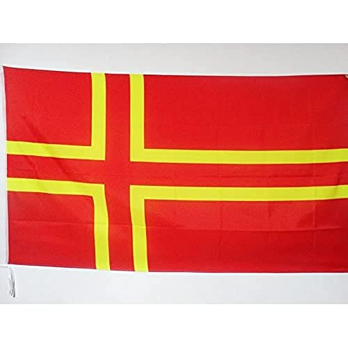AZ FLAG Flagge Normandie Kreuz HEILIGEN Olaf 150x90cm - Normandie Fahne 90 x 150 cm Scheide für Mast - flaggen Top Qualität von AZ FLAG