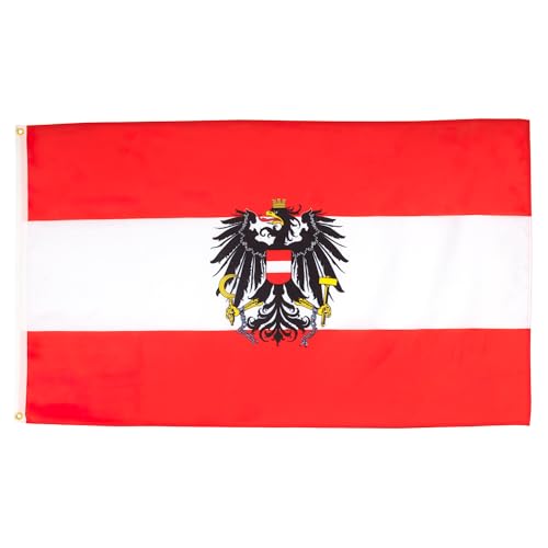AZ FLAG - Flagge Österreich Mit Adler - 150x90 cm - Österreichische Fahne 90 x 150 Cm Feiner Polyester - Flaggen von AZ FLAG