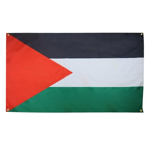 AZ FLAG Flagge Palästina, 150 x 90 cm, mit 4 Ösen, Palästinenser-Pavillon für Balkon oder Wand von AZ FLAG
