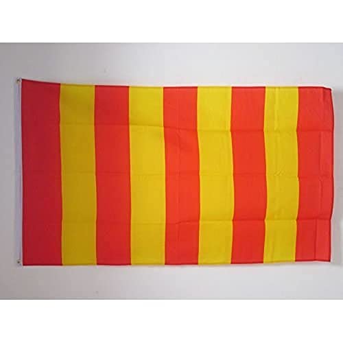AZ FLAG Flagge ROTE UND GELBE Streifen 150x90cm - ROTES Fahne 90 x 150 cm - flaggen Top Qualität von AZ FLAG
