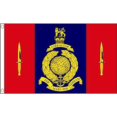 AZ FLAG - Flagge Royal Marines Von Vereinigtem Königreich 45 Kommando - 150x90 cm - Britische Fahne 100% Polyester mit Messing-Ösen - 110g AZ FLAG - Flagge Royal Marines Von Vereinigtem Königreich 45 Kommando - 150x90 cm - Britische Fahne 100% Polyester mit Messing-Ösen - 110g von AZ FLAG