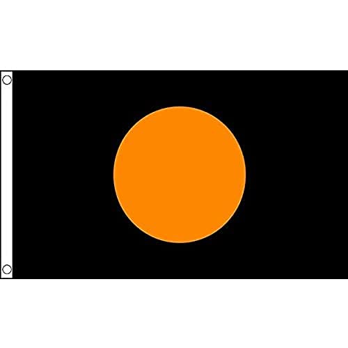 AZ Flag Dekorative Außenflaggen, Schwarz/Orange von AZ FLAG