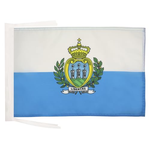 AZ FLAG - Flagge San Marino - 45x30 cm Mit Kordel - Republik San Marino Fahne 30 x 45 Cm - Flaggen AZ FLAG - Flagge San Marino - 45x30 cm Mit Kordel - Republik San Marino Fahne 30 x 45 Cm - Flaggen von AZ FLAG