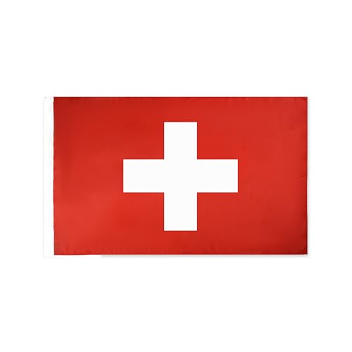 AZ FLAG - Flagge Schweiz - 150x90 cm - Helvetische Fahne 90 x 150 Cm Scheide Für Mast - Flaggen Feiner Polyester von AZ FLAG