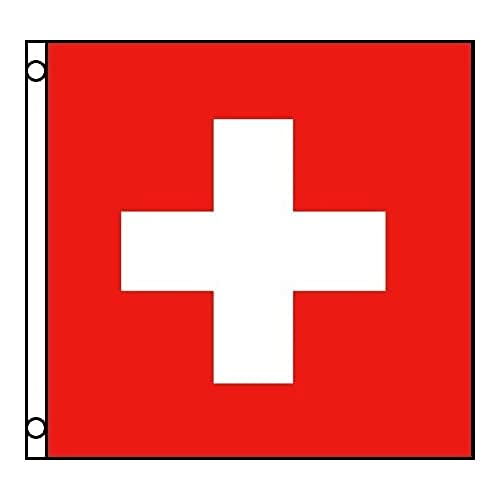 AZ FLAG Flagge Schweiz 90x90cm - HELVETISCHE Fahne 90 x 90 cm - flaggen Top Qualität von AZ FLAG