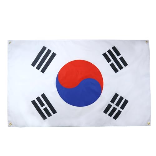 AZ FLAG Flagge Südkorea, 150 x 90 cm, mit 4 Ösen, koreanischer Pavillon für Balkon oder Wand AZ FLAG Flagge Südkorea, 150 x 90 cm, mit 4 Ösen, koreanischer Pavillon für Balkon oder Wand von AZ FLAG