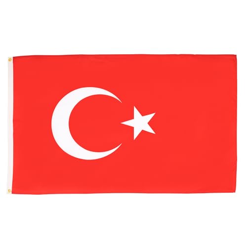 AZ FLAG Flagge TÜRKEI 250x150cm - TÜRKISCHE Fahne 150 x 250 cm - flaggen Top Qualität von AZ FLAG