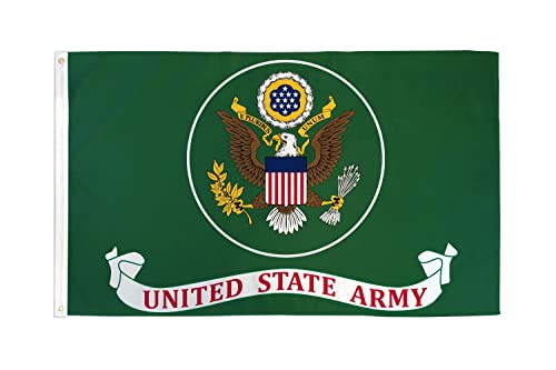 AZ FLAG - Flagge United States Army Grün - 150x90 cm - Heer Der Streitkräfte Der Vereinigten Staaten Fahne 100% Polyester mit Messing-Ösen - 110g von AZ FLAG