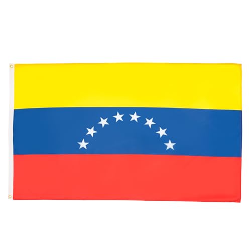 AZ FLAG - Flagge Venezuela Ohne Wappenschild - 150x90 cm - Venezuela Fahne 100% Polyester mit Messing-Ösen - 110g von AZ FLAG