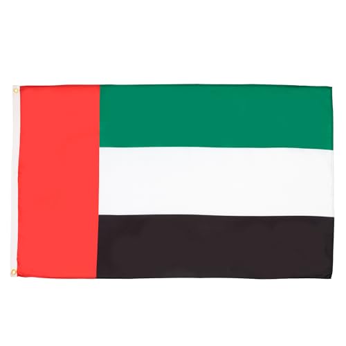 AZ FLAG - Flagge Vereinigte Arabische Emirate - 150x90 cm - Vereinigte Arabische Emirate Fahne 100% Polyester mit Messing-Ösen - 110g AZ FLAG - Flagge Vereinigte Arabische Emirate - 150x90 cm - Vereinigte Arabische Emirate Fahne 100% Polyester mit Messing-Ösen - 110g von AZ FLAG