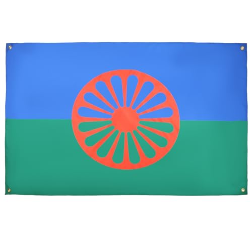 AZ FLAG Gitan Reiseflagge, 150 x 90 cm, mit 4 Ösen, Gypsy-Pavillon für Balkon oder Wand AZ FLAG Gitan Reiseflagge, 150 x 90 cm, mit 4 Ösen, Gypsy-Pavillon für Balkon oder Wand von AZ FLAG