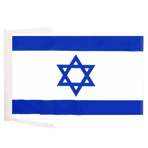 AZ FLAG - Flagge Israel - 45x30 cm Mit Kordel - Israelische Fahne 30 x 45 cm - Flaggen AZ FLAG - Flagge Israel - 45x30 cm Mit Kordel - Israelische Fahne 30 x 45 cm - Flaggen von AZ FLAG