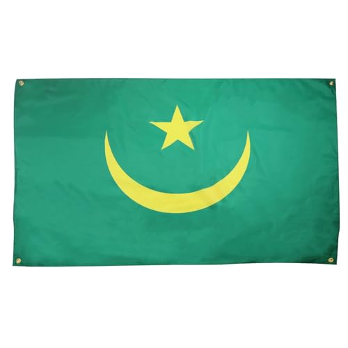 AZ FLAG Mauretanische Flagge, 150 x 90 cm, mit 4 Ösen, Mauretanischer Pavillon für Balkon oder Wand AZ FLAG Mauretanische Flagge, 150 x 90 cm, mit 4 Ösen, Mauretanischer Pavillon für Balkon oder Wand von AZ FLAG