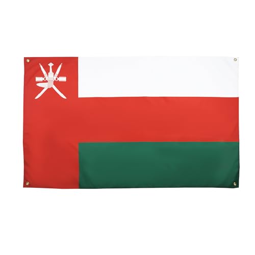 AZ FLAG Oman-Flagge, 150 x 90 cm, mit 4 Ösen, Oman-Pavillon für Balkon oder Wand von AZ FLAG