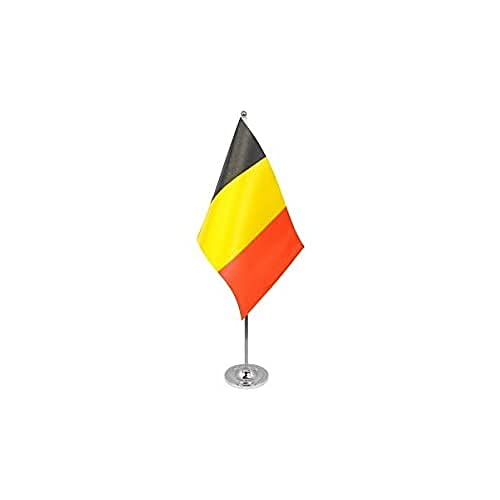 AZ FLAG - Prestige Tischflagge Belgien 22x15 cm Metall - Belgische Tischfahne 15 x 22 Cm - Flaggen AZ FLAG - Prestige Tischflagge Belgien 22x15 cm Metall - Belgische Tischfahne 15 x 22 Cm - Flaggen von AZ FLAG