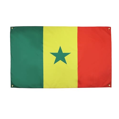 AZ FLAG Senegal-Flagge, 150 x 90 cm, mit 4 Ösen, Senegalesischer Pavillon für Balkon oder Wand AZ FLAG Senegal-Flagge, 150 x 90 cm, mit 4 Ösen, Senegalesischer Pavillon für Balkon oder Wand von AZ FLAG