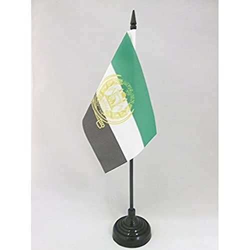 TISCHFLAGGE AFGHANISTAN ALT 2001-2002 15x10cm - AFGHANISCHE TISCHFAHNE 10 x 15 cm - flaggen AZ FLAG von AZ FLAG