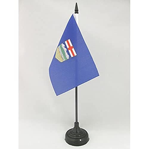 AZ FLAG TISCHFLAGGE Alberta 15x10cm - Alberta TISCHFAHNE 10 x 15 cm - flaggen von AZ FLAG