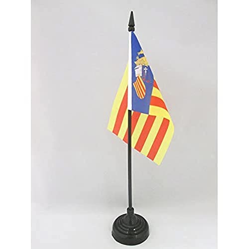 AZ FLAG - Tischflagge Consejo Del País Valenciano - 15x10 cm - Valencia Tischfahne 10 x 15 Cm - Flaggen von AZ FLAG