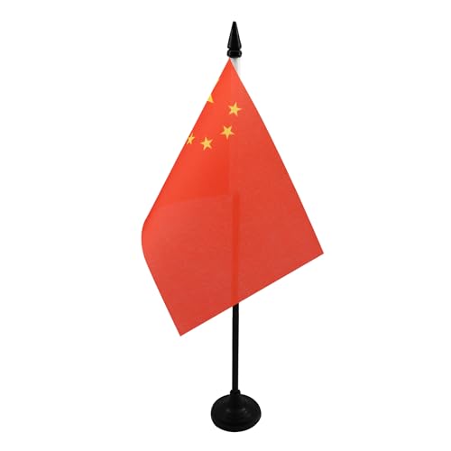 AZ FLAG - Tischflagge China - 15x10 cm - Chinesische Tischfahne 10 x 15 Cm - Flaggen von AZ FLAG
