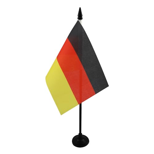 AZ FLAG - Tischflagge Deutschland - 15x10 cm - Deutsche Tischfahne 10 x 15 Cm - Flaggen von AZ FLAG