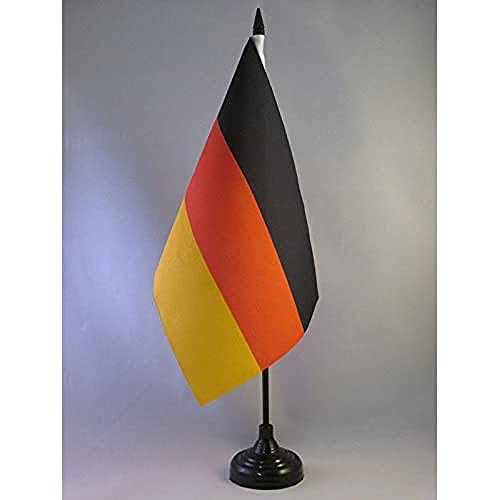AZ FLAG TISCHFLAGGE Deutschland 22x15cm - DEUTSCHE TISCHFAHNE 15 x 22 cm - flaggen von AZ FLAG