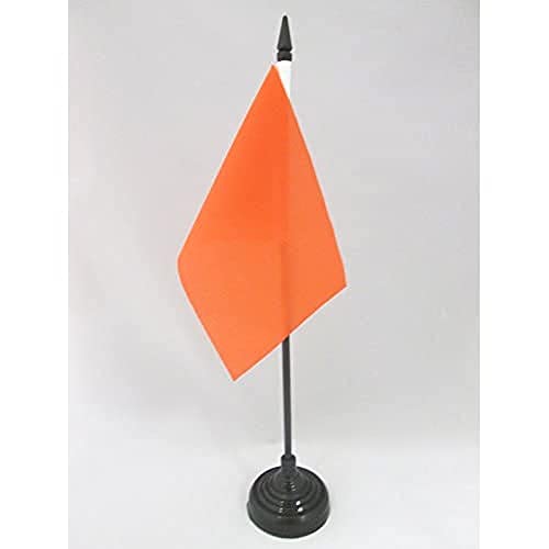 TISCHFLAGGE EINFARBIG ORANGE 15x10cm - EINFARBIG TISCHFAHNE 10 x 15 cm - flaggen AZ FLAG von AZ FLAG