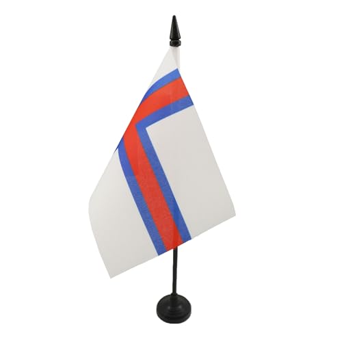 AZ FLAG TISCHFLAGGE FÄRÖER-Inseln 15x10cm - FÄRÖER TISCHFAHNE 10 x 15 cm - flaggen von AZ FLAG