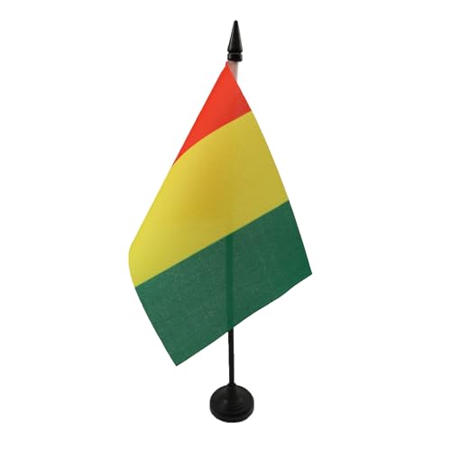AZ FLAG - Tischflagge Guinea - 15x10 cm - Guineische Tischfahne 10 x 15 Cm - Flaggen von AZ FLAG